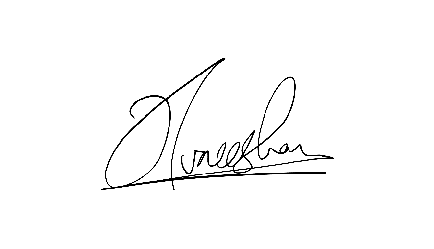 Signature of Avneeshan S